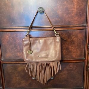 Lucky brand brown shoulder bag